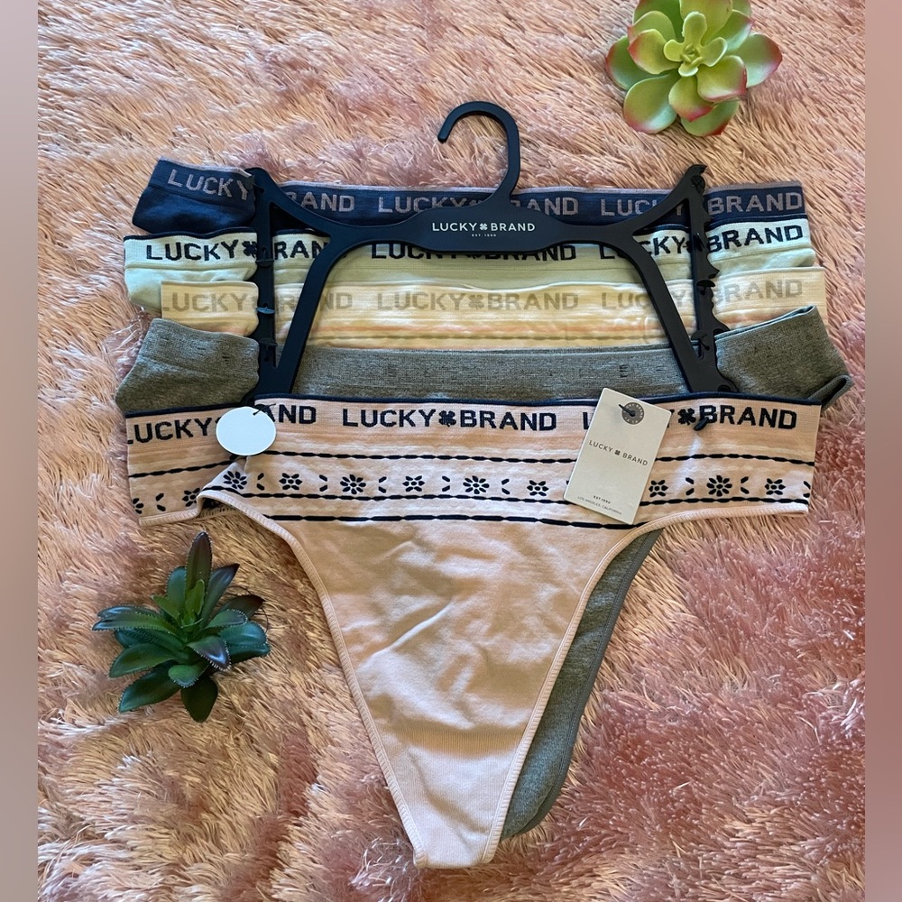 LUCKY BRAND SEAMLESS LOGO THONG SET 🫦